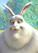 Imagen del conejo que protagoniza el video Big Buck Bunny