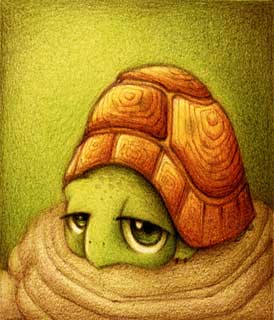 Dibujo de una tortuga (Título: Tortuga, Autor: Faboarts