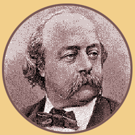 L'écrivain français Gustave Flaubert