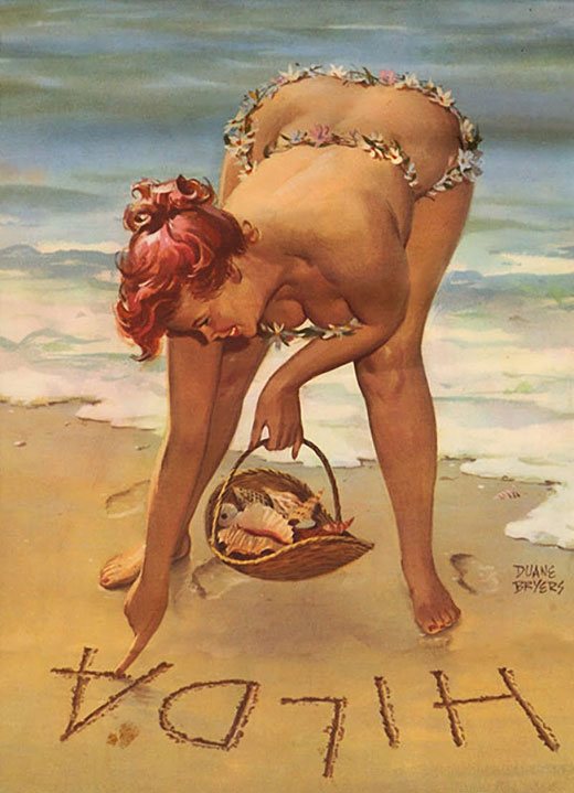 Hilda in spiaggia (autore: Duane Bryers)