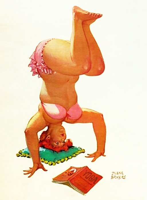 Hilda practicando Yoga (autor: Duane Bryers)