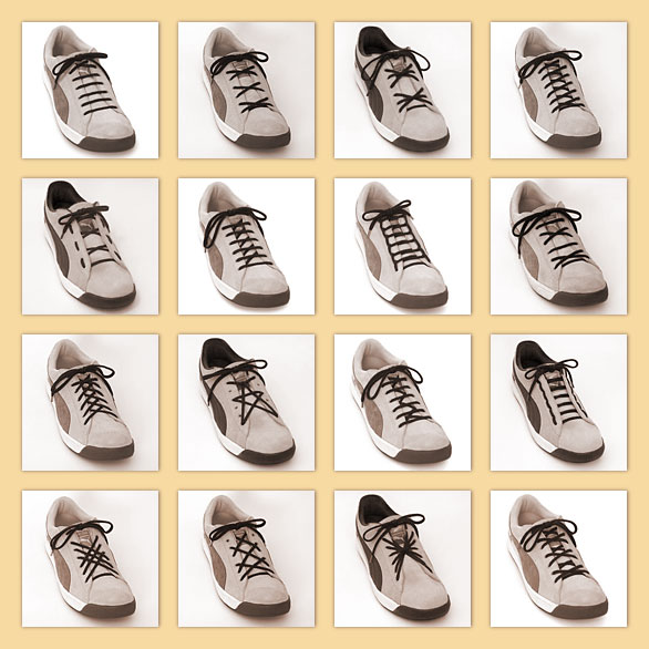 16 maneras de atarse los cordones