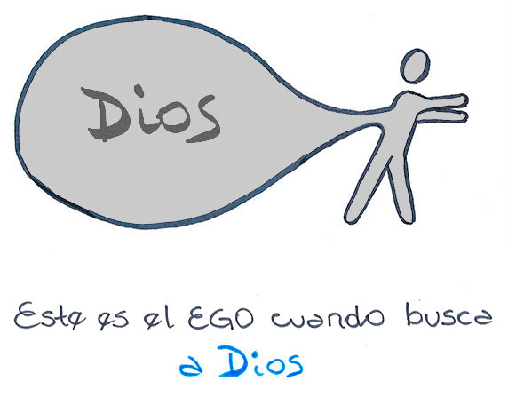 Este es el ego cuando busca a Dios (Ilustración de Axel Piskulic)